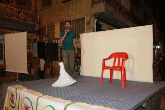 Şemdinli'de tiyatro şenliği! Foto: İlhan Demir