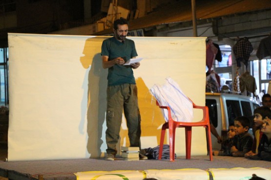 Şemdinli'de tiyatro şenliği! Foto: İlhan Demir