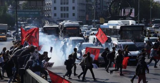 10 Ekim anmasına polis müdahalesi