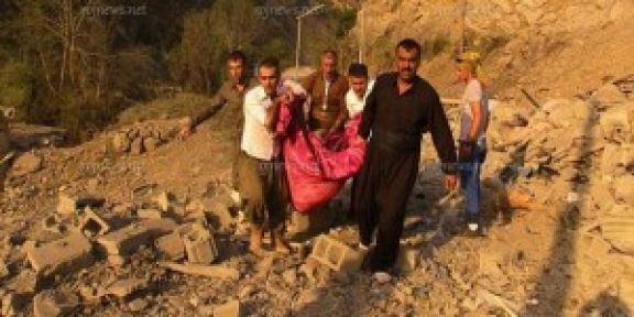 10 sivil hayatını kaybettiği Kandil'in Zergele Köyü'nden görüntüler