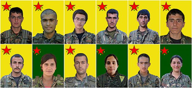 14 YPG/YPJ'linin kimliği açıklandı