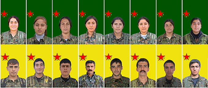 YPG 16 savşçının kimliğini açıkladı