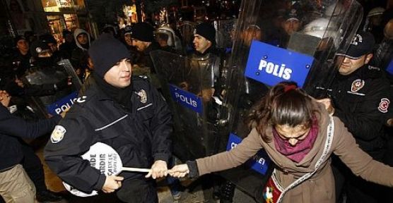 19 Aralık Anmasına Polis Saldırısı Protesto Edildi