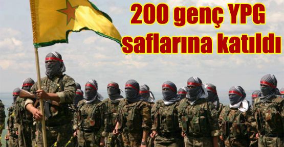 200 genç YPG saflarına katıldı