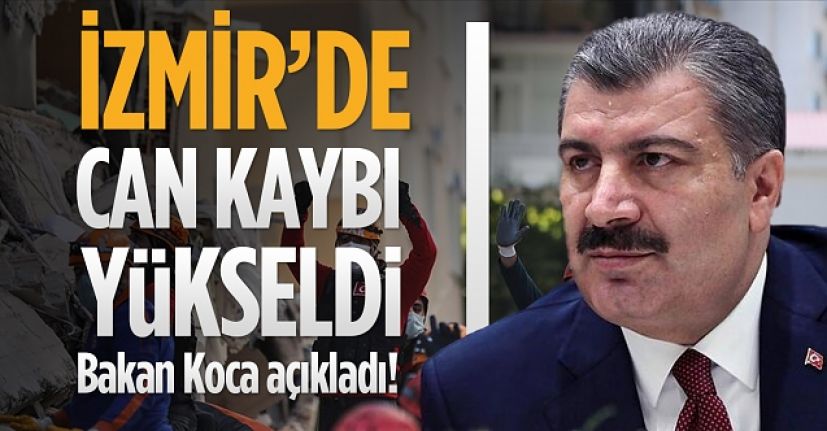 Bakan Fahrettin Koca: İzmir'de can kaybı 35'e yükseldi