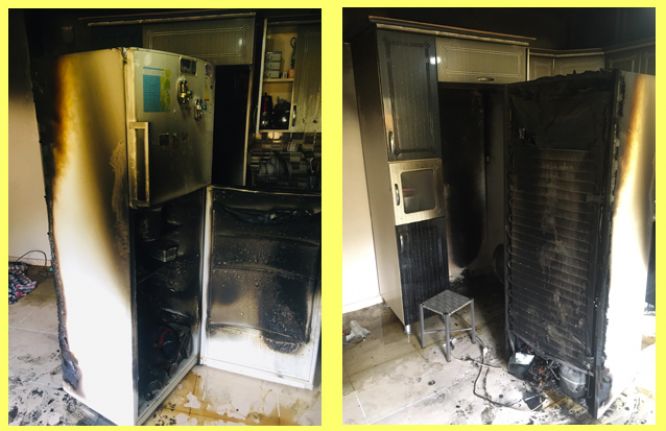 Şemdinli'de bir evde çıkan yangın maddi hasara neden oldu
