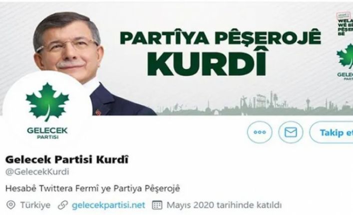 Gelecek Partisi'nde Kürtçe krizi: Twitter hesabı kapanıyor