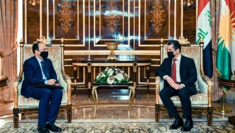 Osman Baydemir ile Mesrur Barzani bir araya geldi