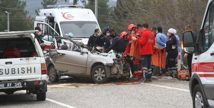 Fethiye'de korkunç kaza: 5 ölü