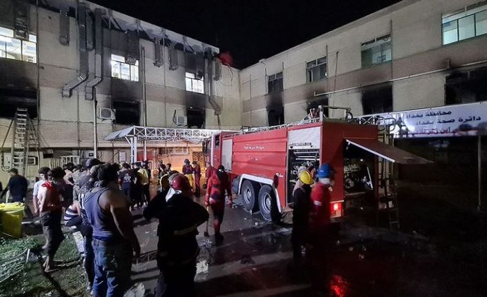 Bağdat'taki hastane yangınında ölü sayısı 82'ye yükseldi
