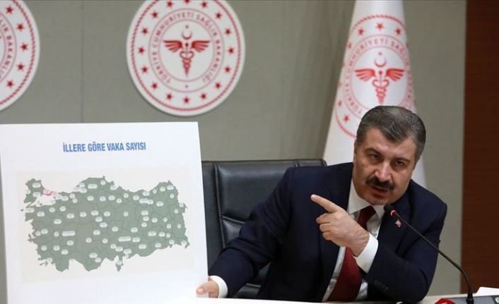 İllere göre haftalık vaka haritası açıklandı