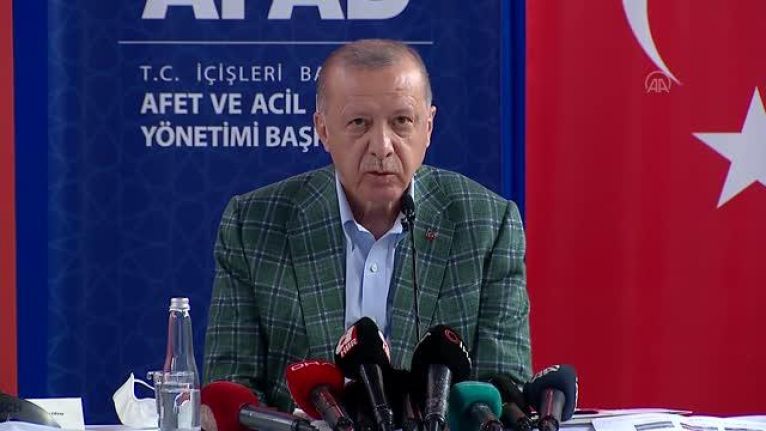 Erdoğan Antalya'da: Acil ihtiyaçlar için 50 milyon ödenek gönderildi