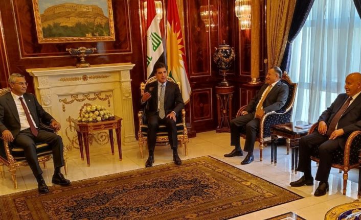 CHP heyeti Barzani'ye Ortadoğu iş birliği çalışmasını anlattı