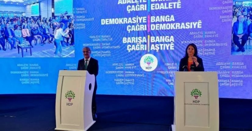 HDP'nin deklarasyonu açıklandı: Silah yerine müzakere kendini tarihsel olarak dayatıyor