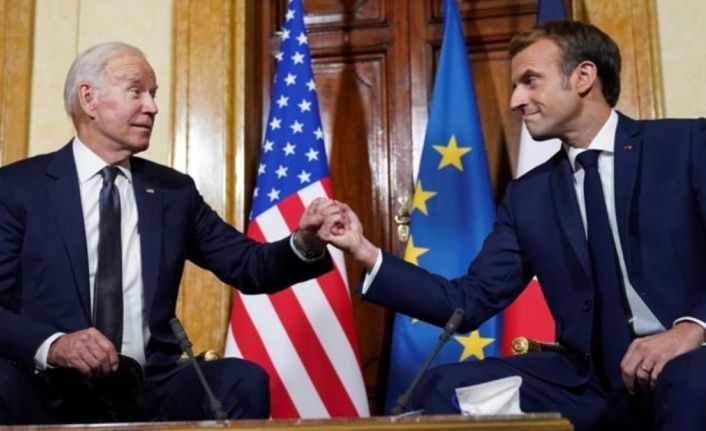 Macron'dan Biden'a 'itidal çağrısı': 'Savaş Tırmandırılmamalı'