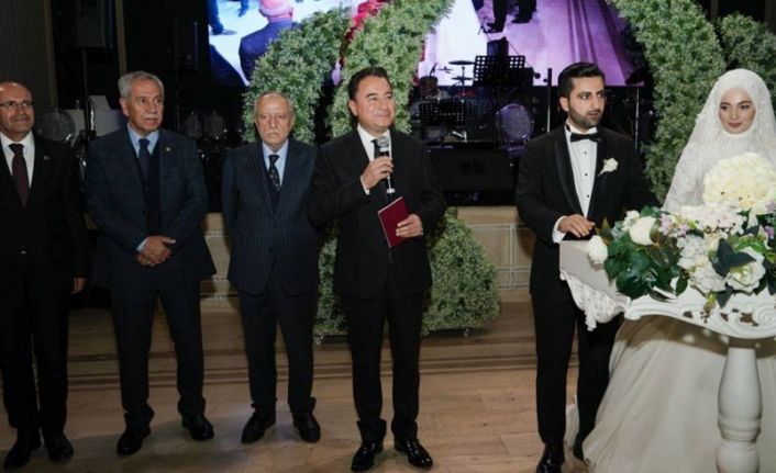 DEVA ve AK Partililer nikahta buluştu: Babacan, Şimşek, Arınç, Çiçek