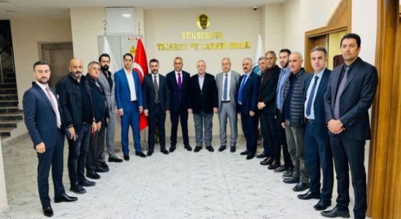 Yüksekova’da ticaret odası başkanı Salih Özdemir oldu