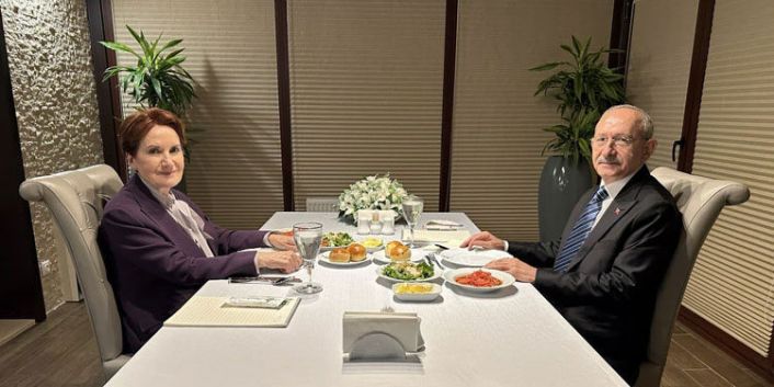 Kılıçdaroğlu ve Akşener Ahlatlıbel'de bir araya geldi