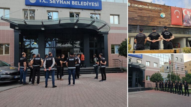 Adana'da CHP'li Seyhan ve Çukurova belediyelerine operasyon: 61 gözaltı kararı