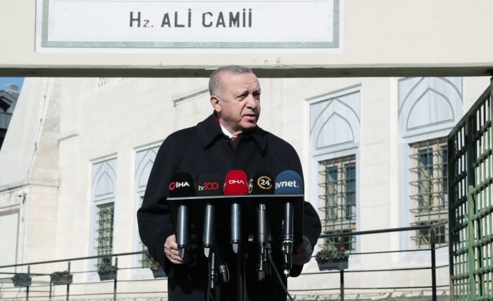 Cumhurbaşkanı Erdoğan Cuma Namazı Sonrası Açıklamalarda Bulundu