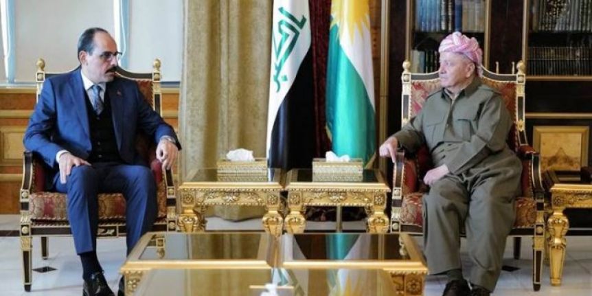 MİT Başkanı Kalın, Barzani'yle görüştü