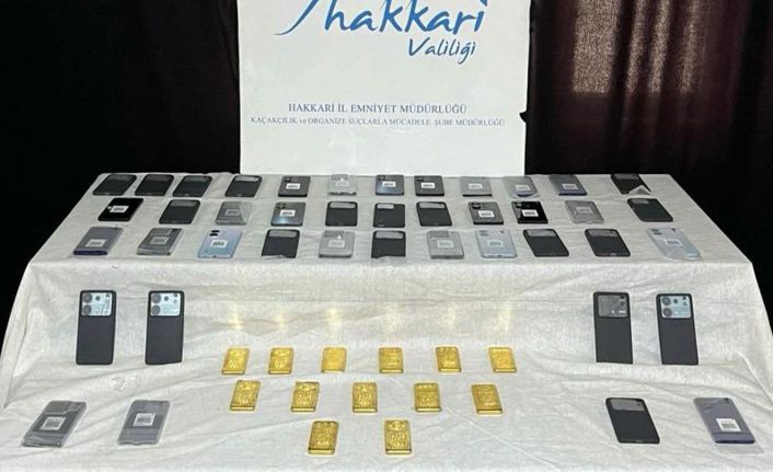 Şemdinli'de 13 kilogram külçe altın ele geçirildi