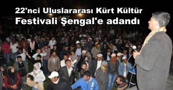 22'nci Uluslararası Kürt Kültür Festivali Şengal'e adandı