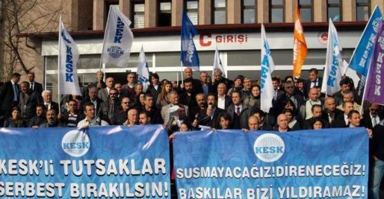 24 KESK'li tahliye edildi