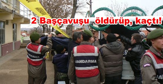 2 Başçavuşu öldürüp, kaçtı!