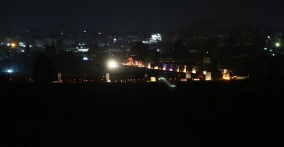 300 araçlık ABD konvoyu Mardin üzerinden Kamışlı'ya geçti