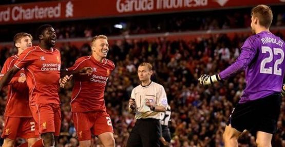 31 gollü maçta Liverpool galibiyete uzandı
