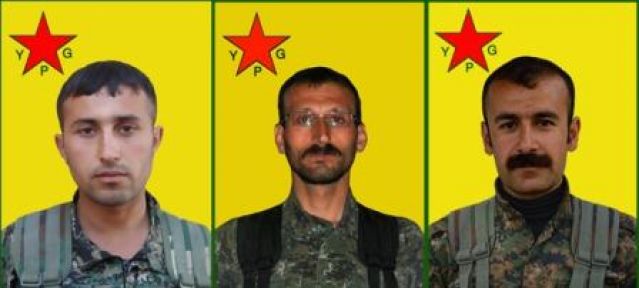 3 YPG savaşçısının kimliği açıklandı