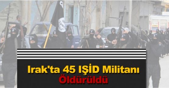 45 IŞİD üyesi öldürüldü