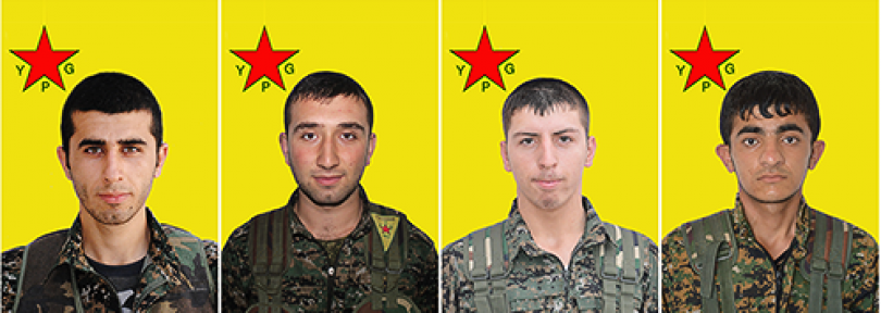 5 YPG savaşçısının kimliği açıklandı