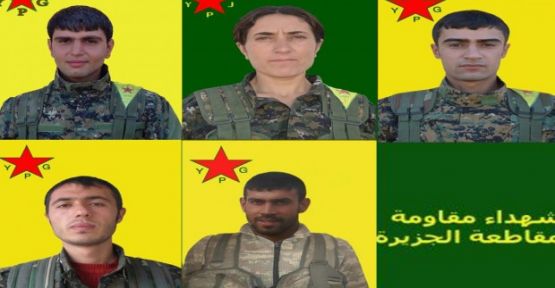 5 YPG'linin kimlik bilgileri açıklandı