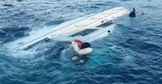 700 göçmenin olduğu tekne alabora oldu