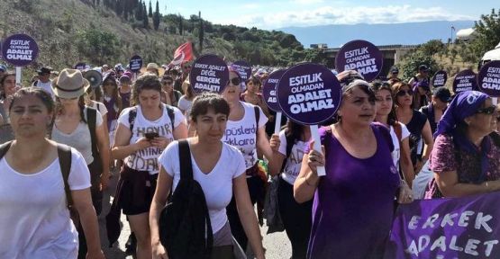 78 kadın örgütü Adalet Yürüyüşü'ne katıldı