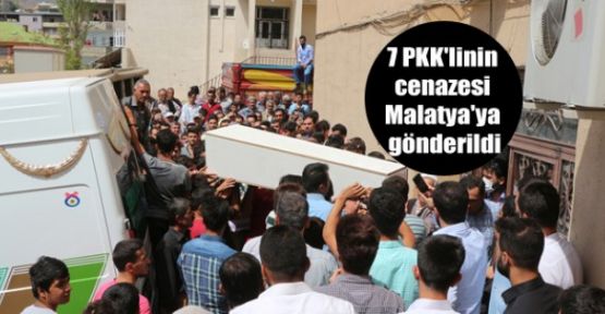 7 PKK’linin cenazesi Malatya’ya gönderildi