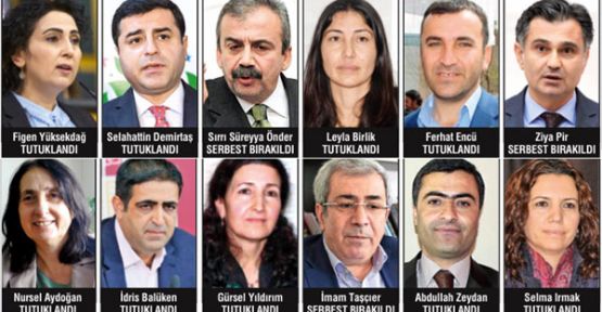 8 HDP'li vekilden cezaevi mesajları