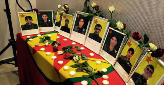 9 şervanên YPG'ê li Rennesê hatin bîranîn