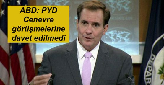 ABD: PYD Cenevre görüşmelerine davet edilmedi