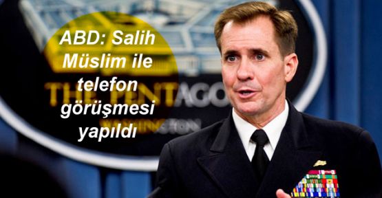 ABD: Salih Müslim ile telefon görüşmesi yapıldı