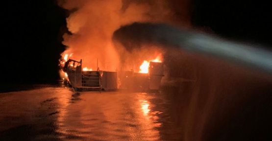 ABD'de dalış teknesinde yangın: 25 kişi öldü