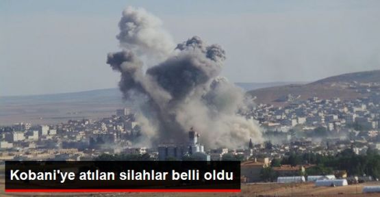 ABD'den Kobani'ye makineli tüfek ve roketatar