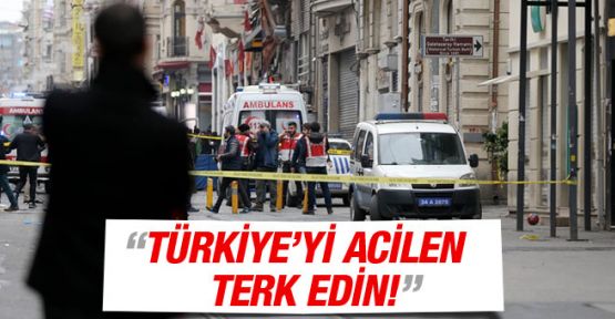 ABD'den Türkiye'deki vatandaşlarına uyarı
