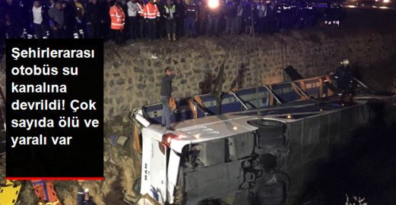 Afyon'da yolcu otobüsü devrildi: 6 ölü
