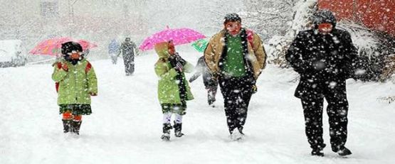 Ağrı ve Erzurum'da kar tatili