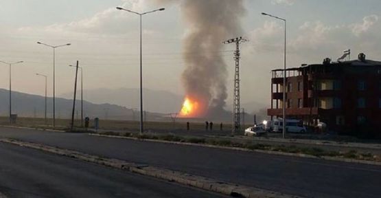 Ağrı'da doğalgaz hattına saldırı