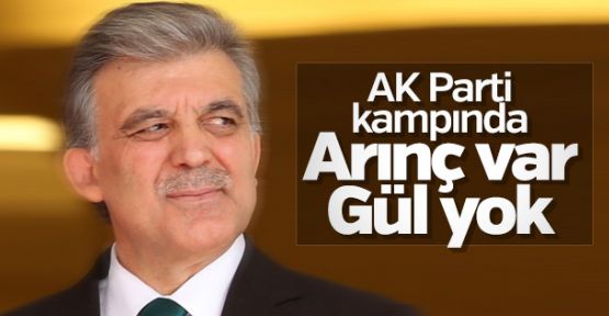 AK Parti davetine Gül'den ret, Arınç ve Çelik katılıyor