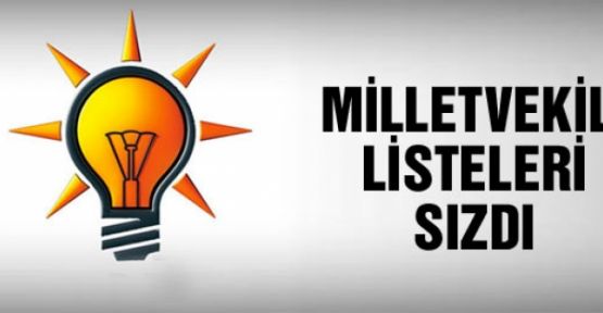 AKP milletvekili aday listesi sızdı